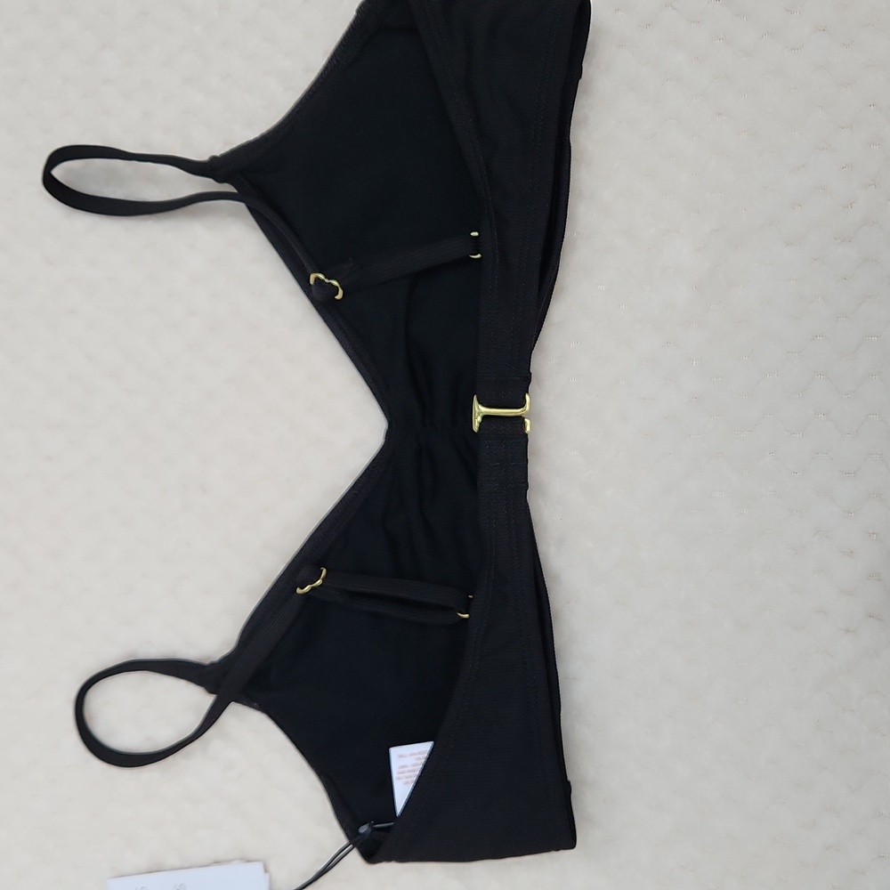 Nwt Shade & Shore Ribbed Bikini Top - Picture 3 of 11
